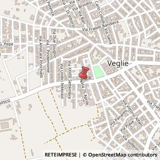 Mappa Via Bosco, 143, 73010 Veglie, Lecce (Puglia)
