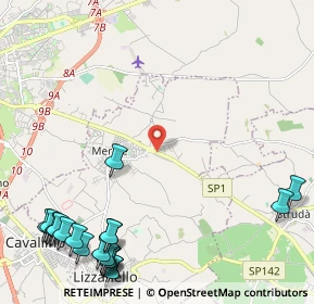 Mappa Via Provinciale Lecce - Vernole, 73023 Zona Marangi LE, Italia (3.5775)