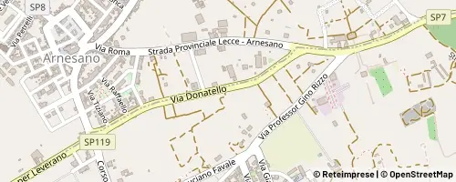 Mappa Monteroni di Lecce