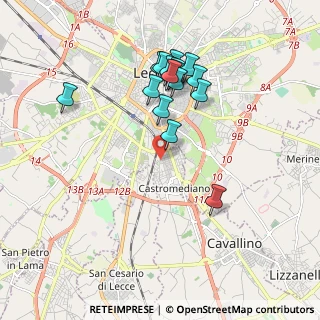 Mappa Via della Vite, 73020 Lecce LE, Italia (1.94688)