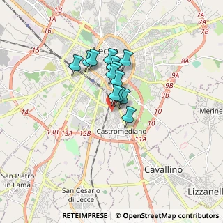 Mappa Via della Vite, 73020 Lecce LE, Italia (1.20154)