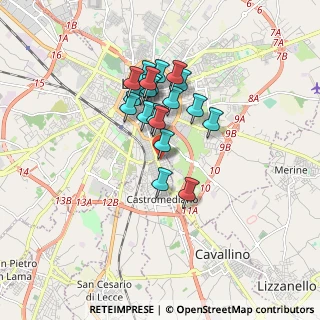 Mappa Via G.Galilei, 73020 Castromediano LE, Italia (1.4535)
