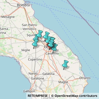 Mappa Via G.Galilei, 73020 Castromediano LE, Italia (6.53091)