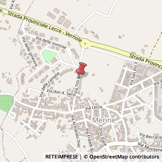 Mappa Via Tito Schipa, 52, 73023 Lizzanello, Lecce (Puglia)