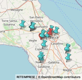 Mappa Via Firenze, 73041 Carmiano LE, Italia (12.5675)