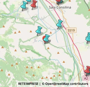 Mappa Via Calazzano, 84038 Sassano SA, Italia (6.71071)