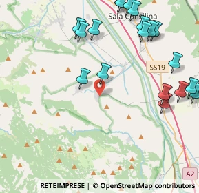 Mappa Via Calazzano, 84038 Sassano SA, Italia (5.8775)