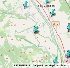 Mappa Via Calazzano, 84038 Sassano SA, Italia (6.63333)