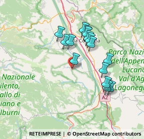 Mappa Via Calazzano, 84038 Sassano SA, Italia (6.79533)