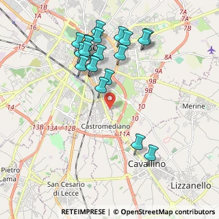 Mappa Via Giosuè Carducci, 73020 Castromediano LE, Italia (2.2265)