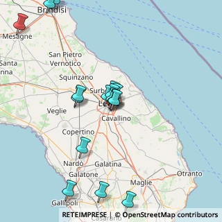 Mappa Via Carducci, 73020 Cavallino LE, Italia (17.04313)