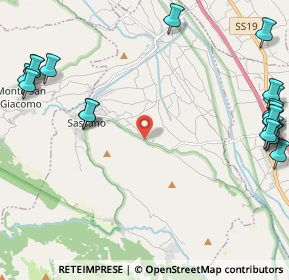 Mappa Via Fontanelle, 84038 Sassano SA, Italia (3.4495)