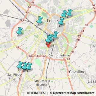 Mappa Via degli Orefici, 73100 Lecce LE, Italia (2.44917)