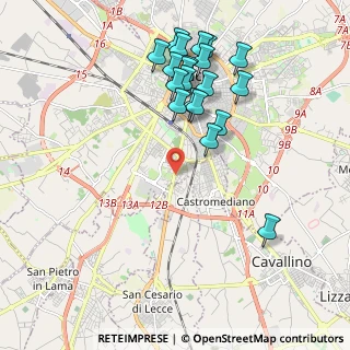 Mappa Via degli Orefici, 73100 Lecce LE, Italia (2.2425)