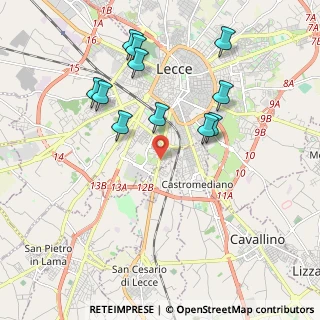 Mappa Via degli Orefici, 73100 Lecce LE, Italia (2.14545)