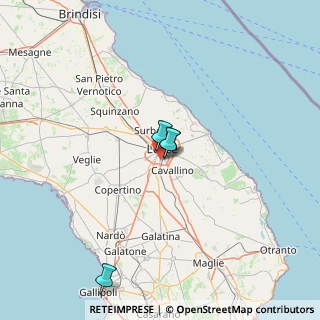 Mappa Via degli Orefici, 73100 Lecce LE, Italia (51.58889)