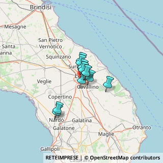 Mappa Via degli Orefici, 73100 Lecce LE, Italia (7.18455)