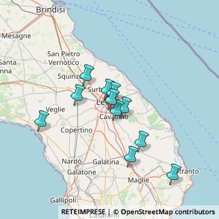 Mappa Via Giosuè Carducci, 73020 Lecce LE, Italia (12.37545)