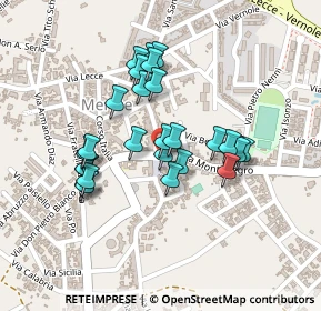 Mappa Piazza Maria SS. Assunta, 73023 Merine LE, Italia (0.21111)