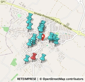 Mappa Piazza Maria SS. Assunta, 73023 Merine LE, Italia (0.342)