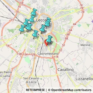 Mappa 73020 Castromediano LE, Italia (1.90385)