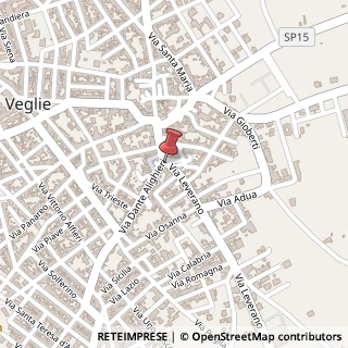 Mappa Via Dante Alighieri, 1, 73010 Veglie, Lecce (Puglia)