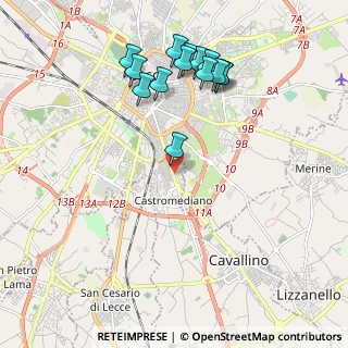 Mappa VIA Leuca, 73020 Castromediano LE, Italia (2.3)