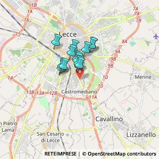 Mappa VIA Leuca, 73020 Castromediano LE, Italia (1.20385)