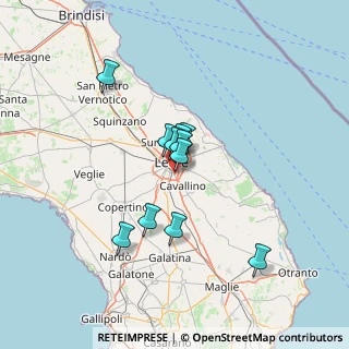 Mappa VIA Leuca, 73020 Castromediano LE, Italia (10.91182)