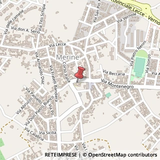 Mappa Via Palmieri, 19, 73023 Lizzanello, Lecce (Puglia)