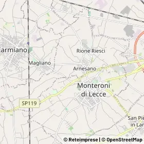 Mappa Arnesano