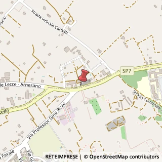 Mappa Strada Provinciale 7, 12, 73010 Arnesano, Lecce (Puglia)