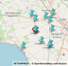 Mappa (SP111 Veglie-Monteruga KM 5, 73010 Veglie LE, Italia (6.88692)