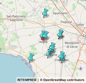 Mappa (SP111 Veglie-Monteruga KM 5, 73010 Veglie LE, Italia (6.47833)