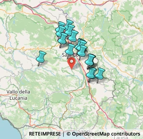 Mappa Via Lancieri, 84038 Sassano SA, Italia (10.383)