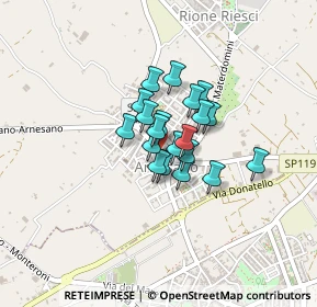 Mappa Via Asilo Bernardini, 73010 Arnesano LE, Italia (0.254)