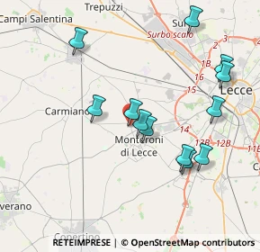 Mappa Via Asilo Bernardini, 73010 Arnesano LE, Italia (4.18)