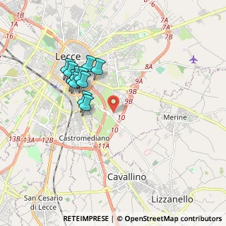 Mappa Via de Chirico Giorgio, 73100 Lecce LE, Italia (1.79727)