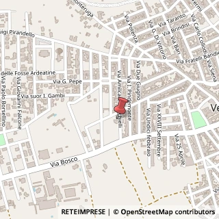 Mappa Via A.Ponchielli, 76, 73010 Veglie, Lecce (Puglia)