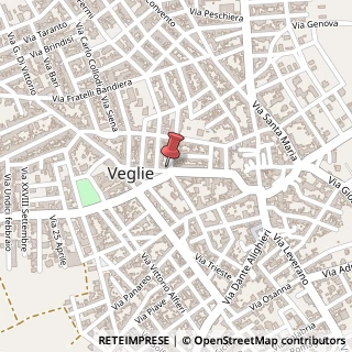 Mappa Via Veneto, 7r, 73010 Veglie, Lecce (Puglia)