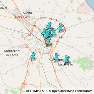 Mappa Via Alessandro Volta, 73020 Castromediano LE, Italia (2.72429)