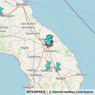 Mappa Via Alessandro Volta, 73020 Castromediano LE, Italia (19.70909)