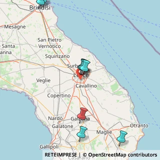 Mappa Via Vecchia San Cesario, 73100 Lecce LE, Italia (26.33083)