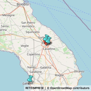 Mappa Via S. Cesario, 73100 Lecce LE, Italia (51.52333)