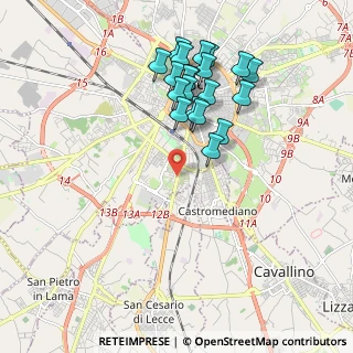Mappa Via S. Cesario, 73100 Lecce LE, Italia (2.0425)