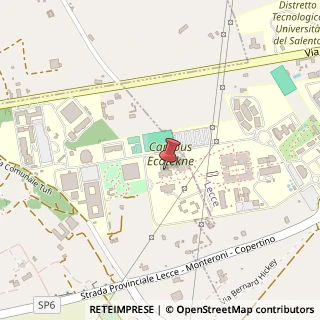 Mappa 73047 Zona Monte LE, Italia, 73047 Monteroni di Lecce, Lecce (Puglia)