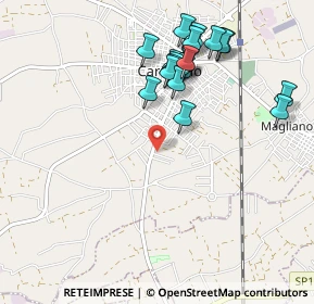 Mappa Vendita per corrispondenza in Italia ed estero, 73041 Carmiano LE, Italia (1.0985)