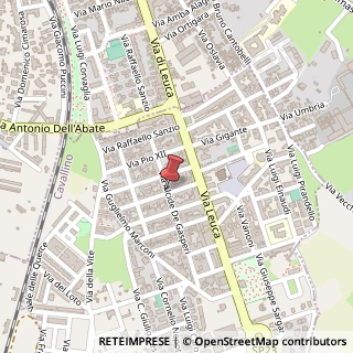 Mappa Via A. de Gasperi, 49, 73020 Cavallino, Lecce (Puglia)