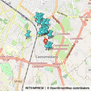 Mappa Via Comunità Europea, 73020 Lecce LE, Italia (0.727)