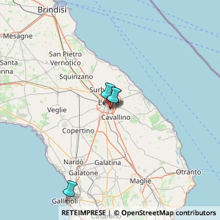 Mappa Via Comunità Europea, 73020 Lecce LE, Italia (52.02556)